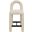 Amari Chenille Fabric Stool In Beige Chenille