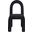Amari Chenille Fabric Dining Chair Set of 2 In Black