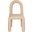 Amari Vegan Leather Dining Chair Set of 2 In Tan
