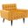 Amaris Marigold and Black and Brass Tufted Accent Chair
