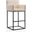 Ambassador Barstool in Cream and Black