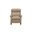 Amber Push Thru The Arms Recliner In Stone