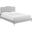 Amber Tufted Performance Velvet Twin Platform Bed In Light Gray