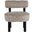 Ambre Vegan Shearling Fabric Upholstered Accent Chair In Beige and Black