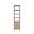 Ambrose Small Modular Bookcase In Rustic Oak and Black