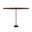 Amelia 9' Half Umbrella In Deep Red