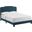 Amelia Azure Full Upholstered Fabric Bed