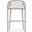 Amelia Barstool with Cushion In Polar and Matte White
