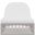Amelia Chaise Lounge with Cushion In Polar and Matte White