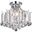 Amelia Chrome Flush Mount LD8200F17C