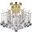 Amelia Gold Flush Mount LD8200F17G