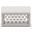Amelia Ottoman with Cushion In Polar and Matte White