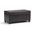 Amelia Vegan Faux Leather Storage Ottoman Bench In Tanners Brown