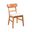 American Modern Dining Chair Set of 2 In Cinnamon