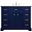 Americana 42 Inch Single Bathroom Vanity In Blue