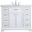 Americana 42 Inch Single Bathroom Vanity Set In White