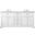 Americana 72 Inch Double Bathroom Vanity In White