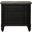 Americana Farmhouse Bedside Chest With Charging Station In Black