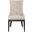 Americana Farmhouse Upholstered Shelter Side Chair Set of 2 In Black