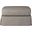 Americana Light Gray Box Cushion Slipcovered Ottoman