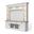 Americana Modern Cotton 92 Inch Tv Console With Hutch, Backpanel And Led Lights