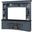 Americana Modern Denim 92 Inch Tv Console With Hutch And Led Lights