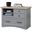 Americana Modern Dove Functional File Cabinet With Power Center
