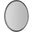 Americana Oval Mirror In Black