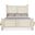 Americana Queen Panel Bed In White