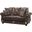 Americana Upholstered Convertible Loveseat with Storage In Gray