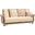 Americana Upholstered Convertible Sofabed with Storage In Beige