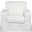 Americana White Box Cushion Slipcovered Chair
