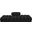 Ames 102 Inch Boucle Fabric Upholstered 3 Piece Modular Sofa In Black