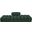 Ames 102 Inch Boucle Fabric Upholstered 3 Piece Modular Sofa In Green