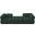 Ames 102 Inch Boucle Fabric Upholstered 3 Piece Modular Sofa In Green