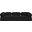 Ames Boucle Fabric 3 Seater Modular Sofa with Arm Support In Black