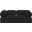 Ames Boucle Fabric 2 Seater Modular Sofa with Arm Support In Black