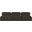 Ames Boucle Fabric 3 Seater Modular Sofa In Brown