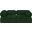 Ames Boucle Fabric 2 Seater Modular Sofa with Arm Support In Green