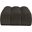 Ames Boucle Fabric Ottoman In Brown
