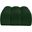 Ames Boucle Fabric Ottoman In Green