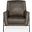 Amette Metal Frame Club Chair In Grey