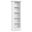 Amherst 24 Inch Solid Wood 5 Shelf Bookcase In White