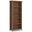 Amherst 30 Inch Solid Wood 5 Shelf Bookcase In Rustic Natural Aged Brown