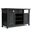 Amherst 54 Inch Solid Wood TV Media Stand In Black