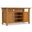 Amherst 54 Inch Solid Wood TV Media Stand In Light Golden Brown