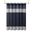 Amherst Faux Silk Shower Curtain In Navy