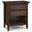 Amherst Solid Wood Bedside Table In Natural Aged Brown
