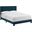 Amira Azure Full Upholstered Fabric Bed