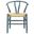 Amish 29 Inch Wood Dining Chair In Harbor Blue